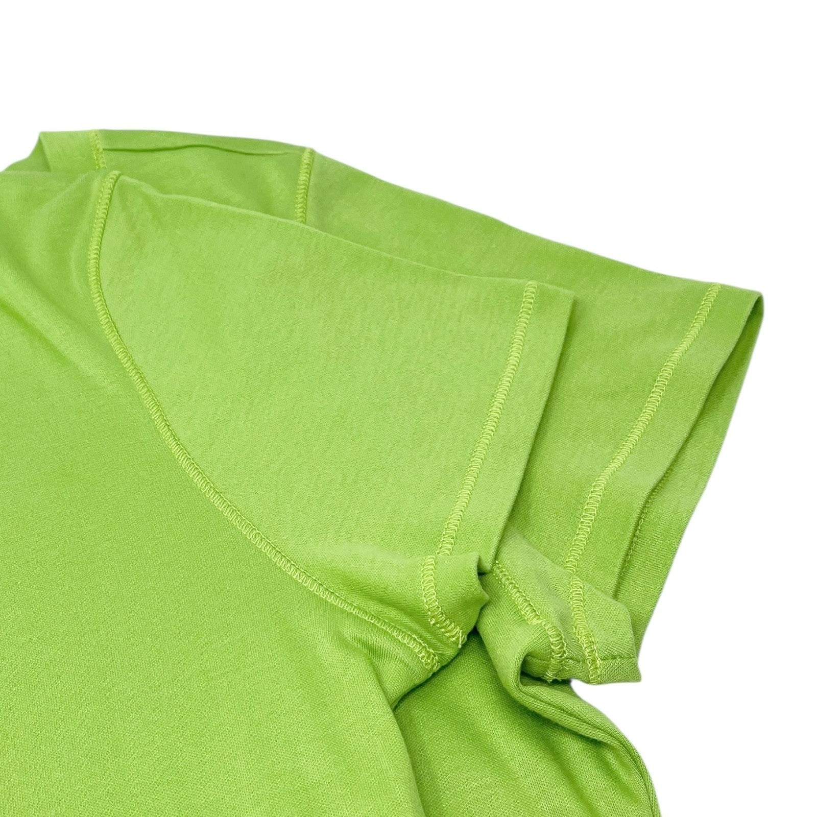 Christian Dior Vintage 2004 Dolls Logo T-shirt Top #44 Light Green Cotton