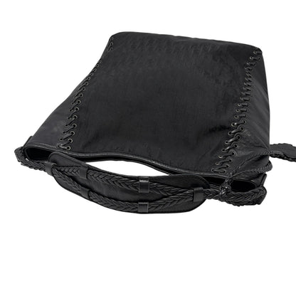 Christian Dior Vintage Trotter Monogram Canvas Ethnic Bag Heart Black 902480