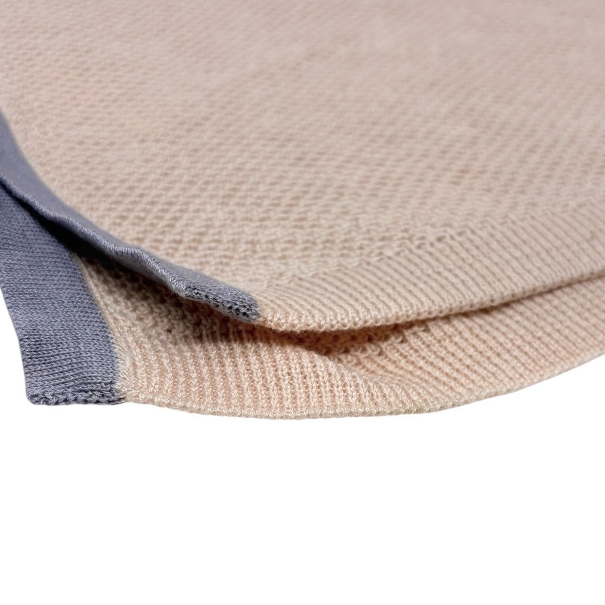 CHANEL Vintage 03P CC Mark Logo See-through Mesh T-shirt Top #46 Pink Cotton