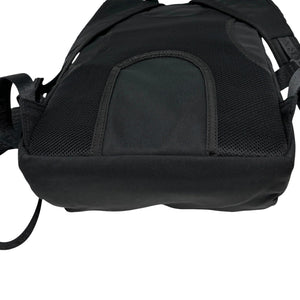 CHANEL Sport Vintage 2004 CC Mark Logo Backpack Black White Nylon Leather Zip