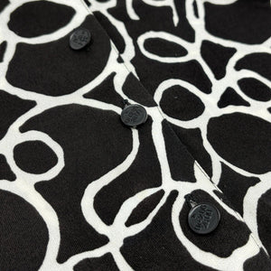 CHANEL Vintage 98S CC Logo Top Pants Set Suits #38 Black Viscose Rank AB