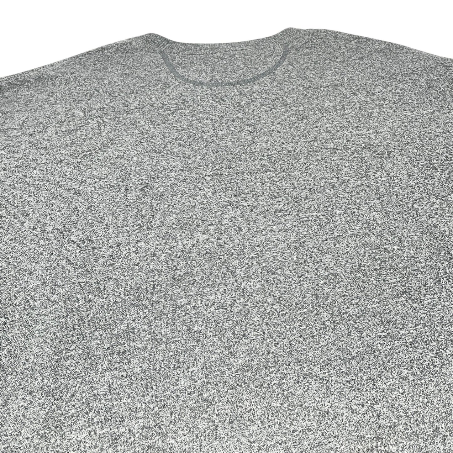 CHANEL Vintage 90s CC Logo Sweatshirt Pullover Long Sleeve Gray Black Cotton
