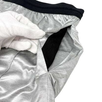 CHANEL Vintage P43484 CC Hoodie Zip Up Jacket Short Pants Set #34 Silver 901933