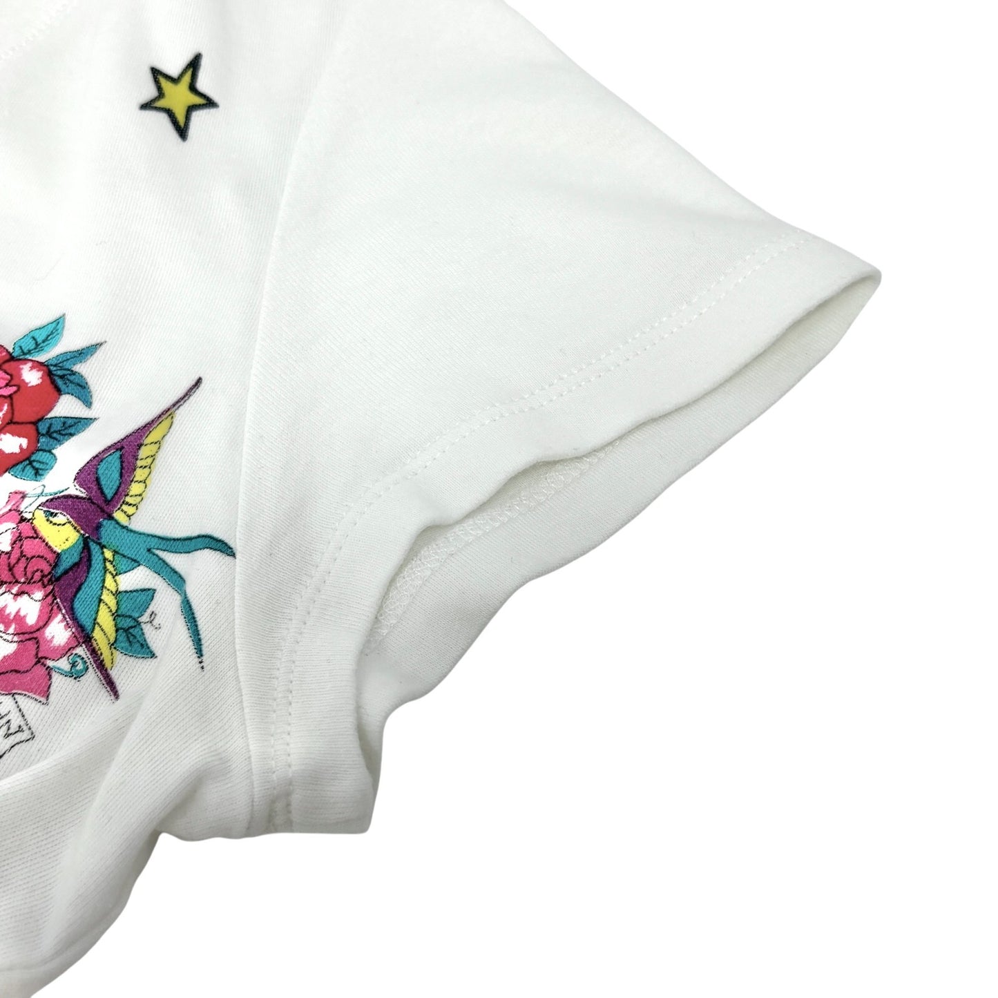 Christian Dior Vintage 2004 Logo Graphic T-shirt Top #38 Multicolor Cotton