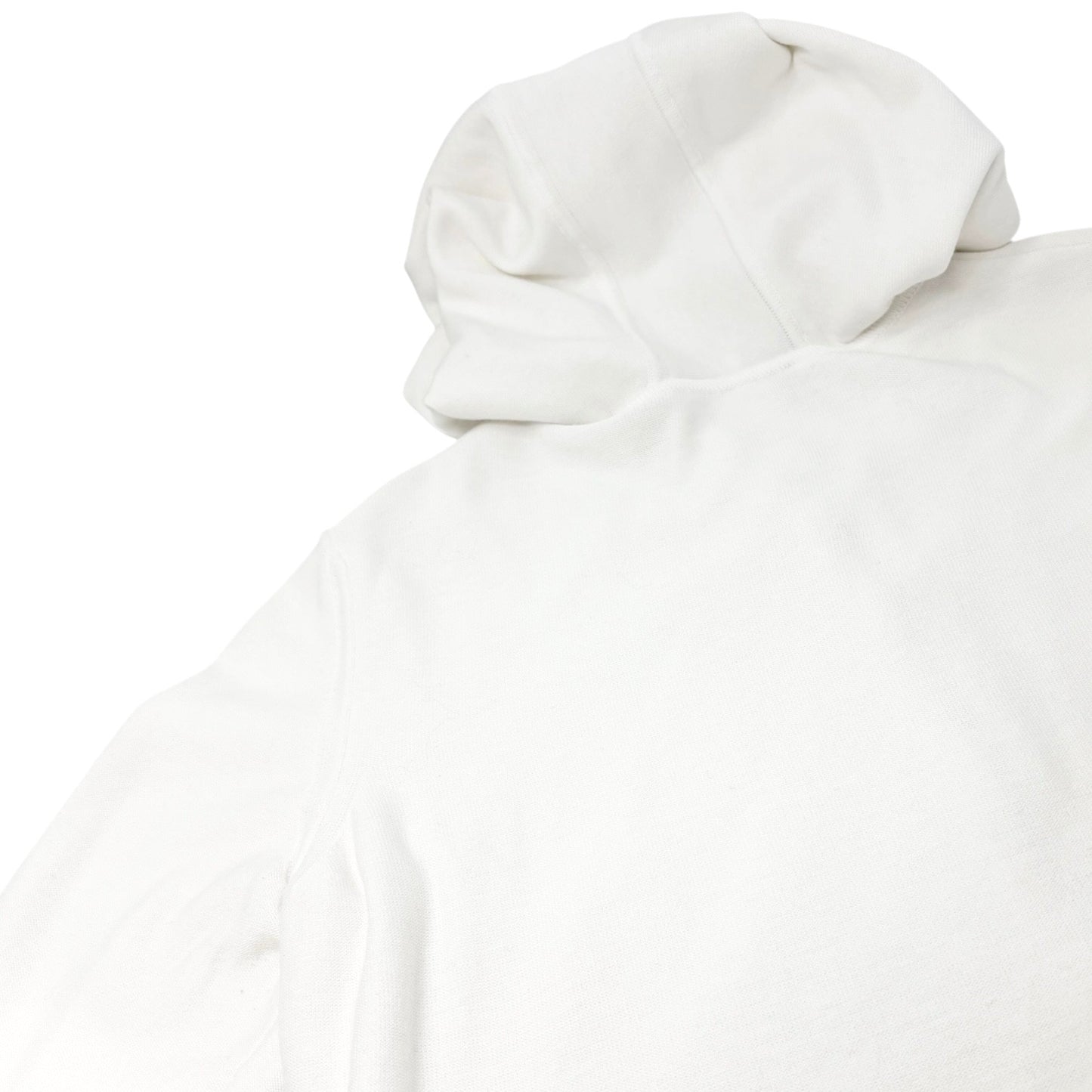 CHANEL Vintage P46188 CC Logo Zipped Hoodie Jacket Top #36 White Silver Cotton