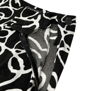 CHANEL Vintage 98S CC Logo Top Pants Set Suits #38 Black Viscose Rank AB