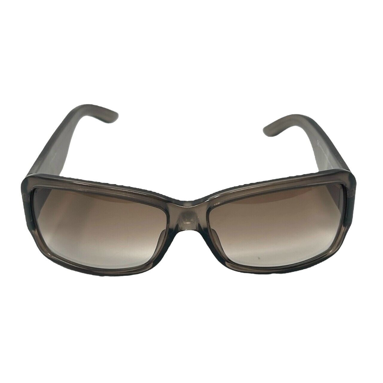 Christian Dior Vintage Logo Sunglass Shades Green Silver Plastic Heart Accessory
