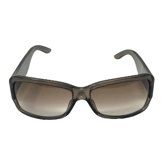 Christian Dior Vintage Logo Sunglass Shades Green Silver Plastic Heart Accessory