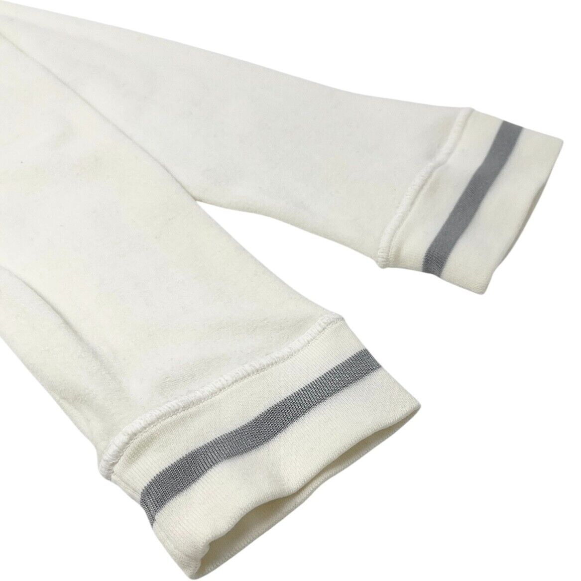 CHANEL Sport Vintage 06C CC Logo Hoodie Pants Set Up #36 White Cotton Zip