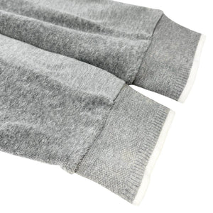 CHANEL Sport Vintage 09C CC Logo Zipped Hoodie #40 Jacket Terry Cloth Gray