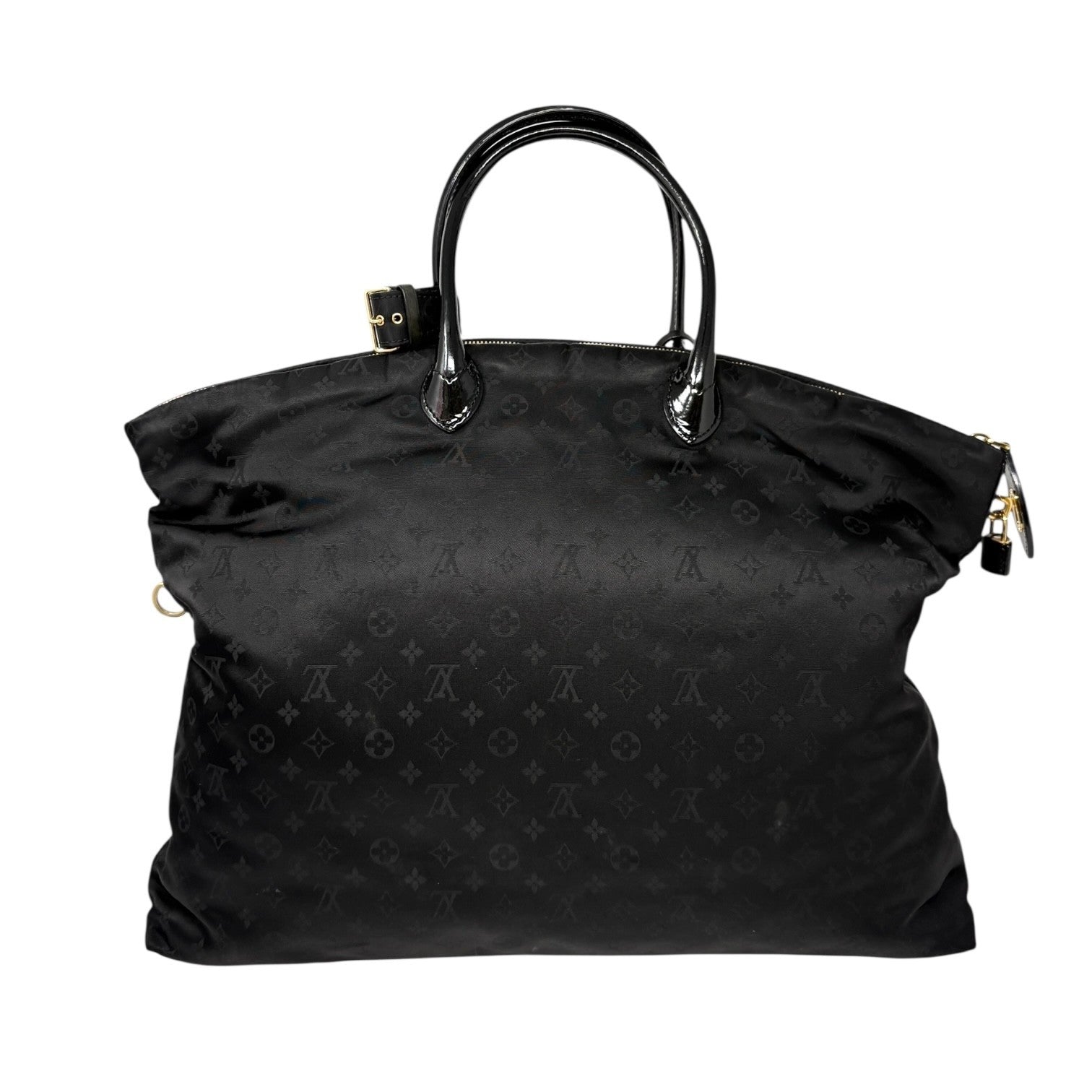 LOUIS VUITTON Vintage Monogram Desire Vertical Lockit GM Tote Bag 2way Black