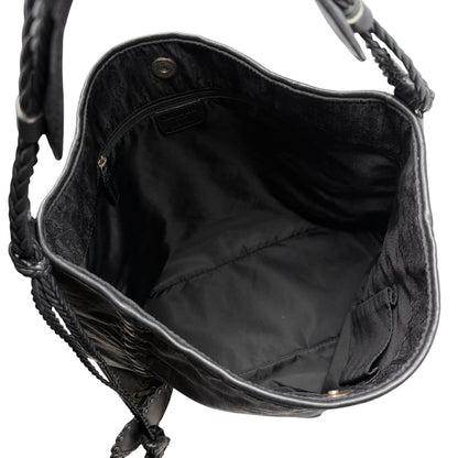 Christian Dior Vintage Trotter Monogram Canvas Ethnic Bag Heart Black 902480