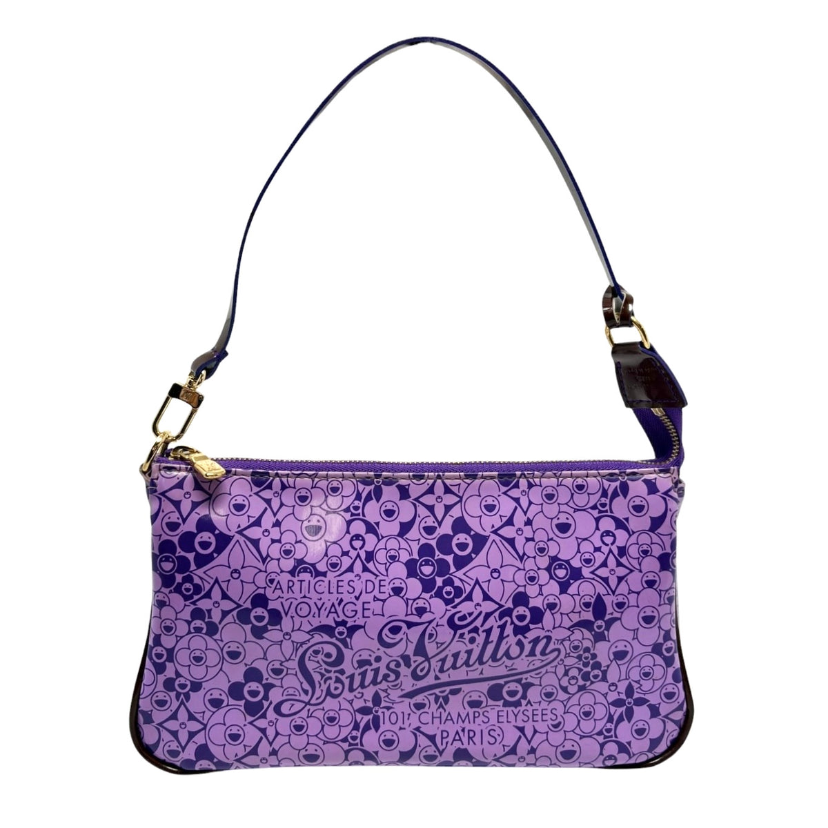 LOUIS VUITTON Vintage Takashi Murakami Cosmic Blossom Shoulder Bag 902844