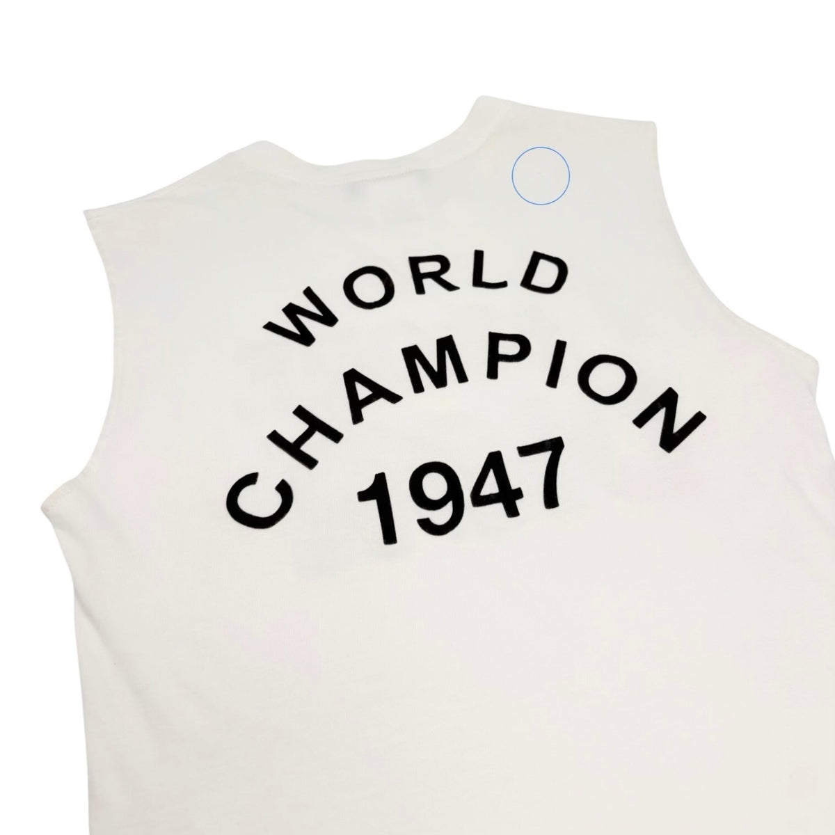 Christian Dior Vintage 2002 J'ADORE Logo Tank Top White Black 902491
