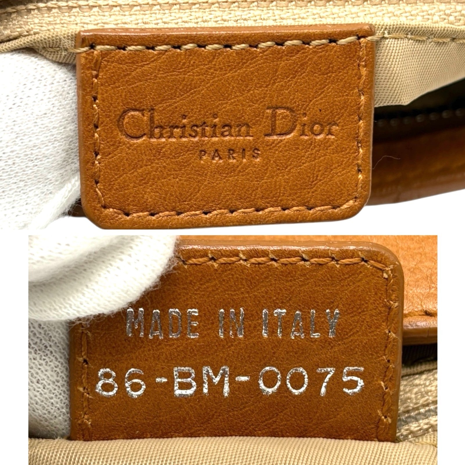 Christian Dior Vintage 2005 Trotter Monogram Street Chic Shoulder Bag Brown