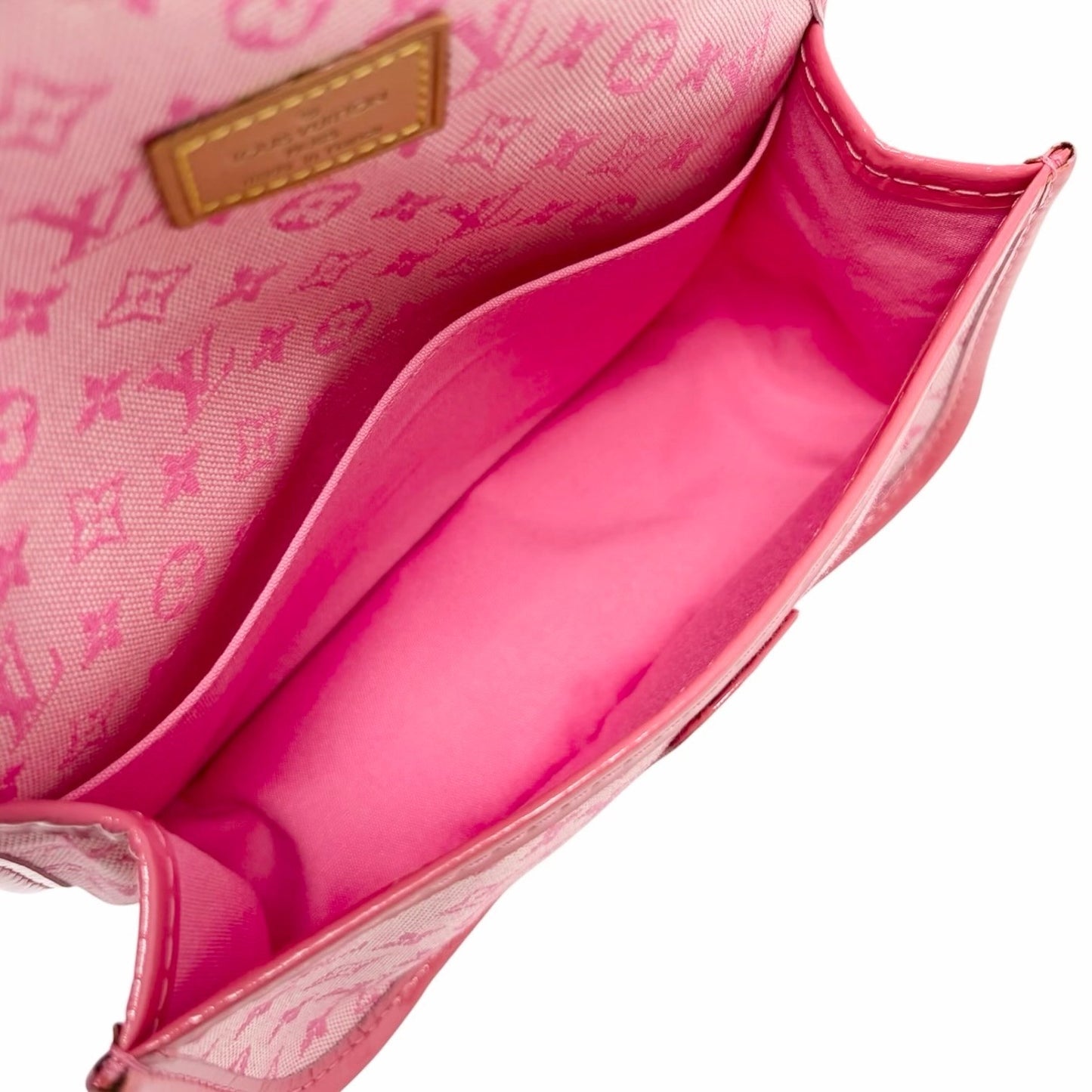 LOUIS VUITTON Vintage Monogram Trousse Mini Bag Pink Canvas Pochette 901802