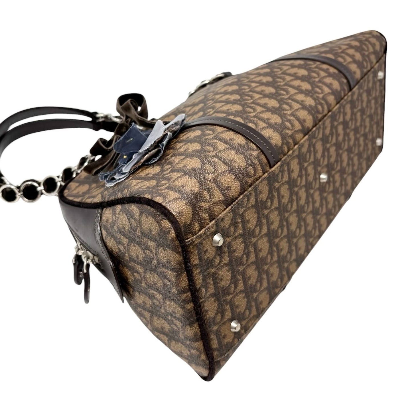 Christian Dior Vintage 2005 Trotter Monogram Romantique Shoulder Bag 902413