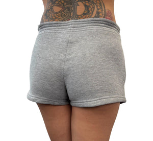 CHANEL Sport Vintage 05P CC Mark Logo Short Pants #36 Shorts Gray White Viscose