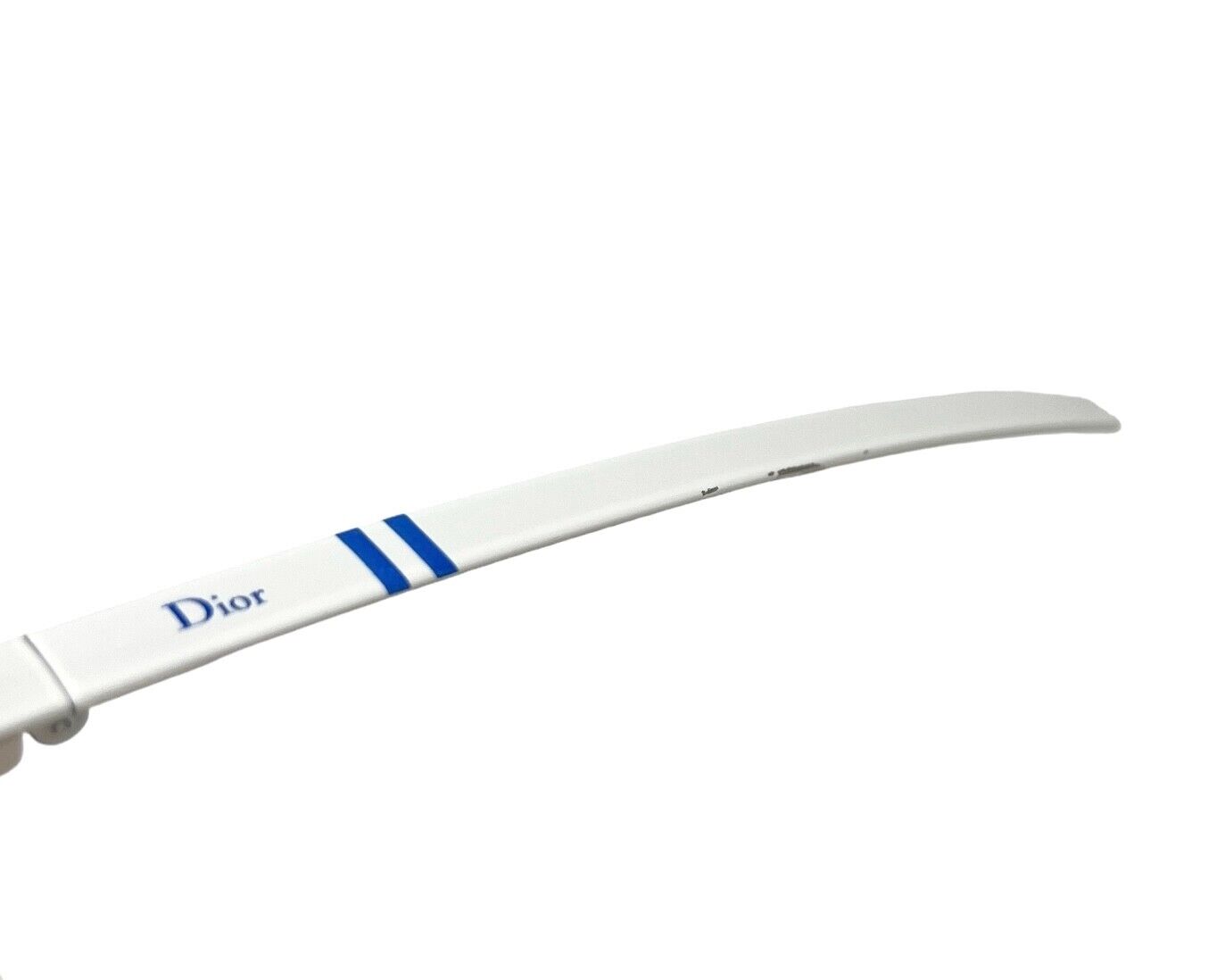 Dior Vintage Logo Sunglass 62/13/115 Shades Accessory Metal White Plastic RankAB