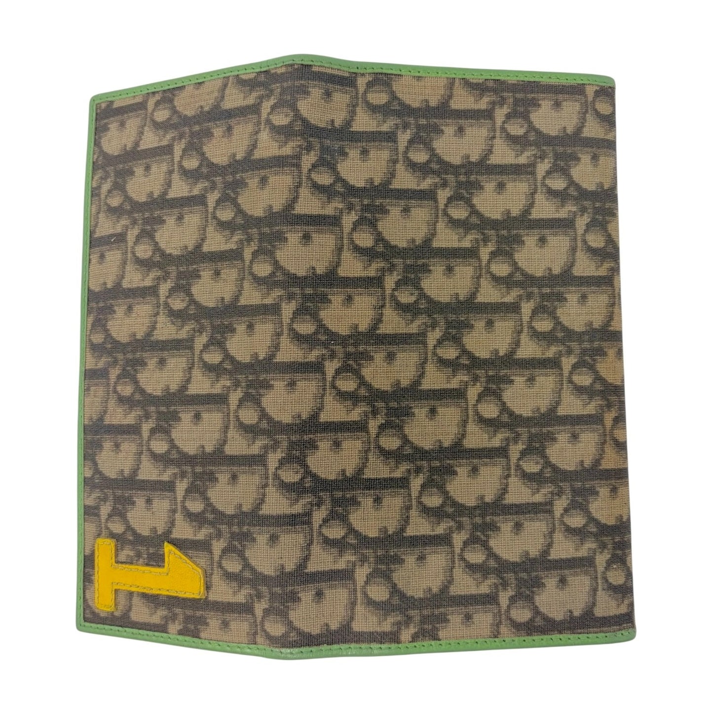 Christian Dior Vintage Trotter Monogram Rasta PVC Long Wallet Beige No.1 901972