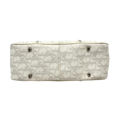 Christian Dior Vintage Romantique Trotter Monogram Bag Heart White 902466