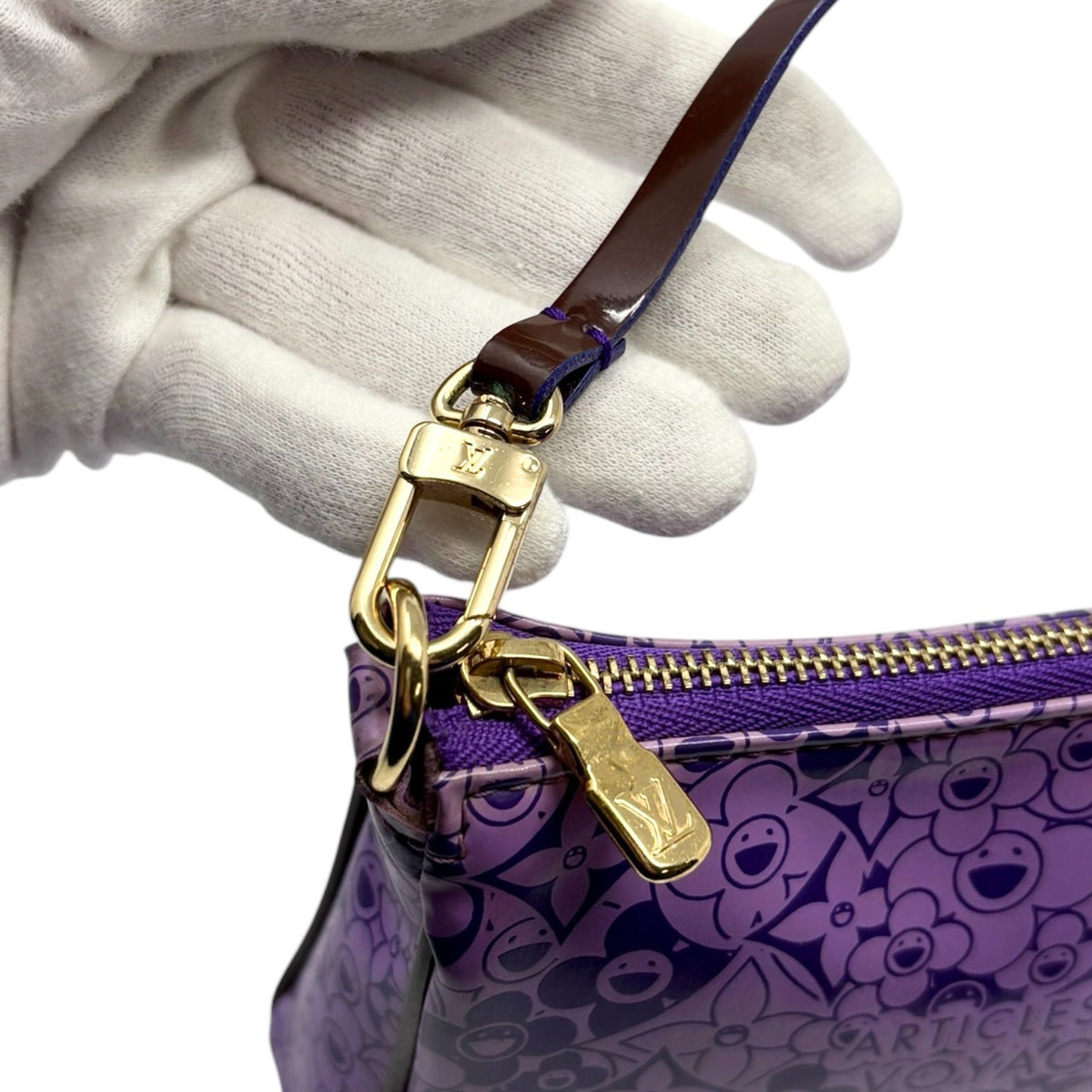 LOUIS VUITTON Vintage Takashi Murakami Cosmic Blossom Shoulder Bag 902844