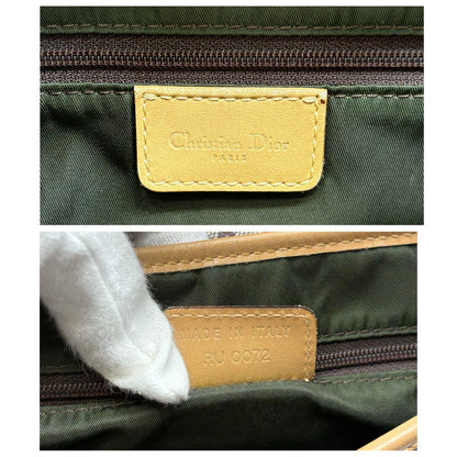 Christian Dior Vintage Trotter Monogram Double Saddle Bag Brown Canvas 902347