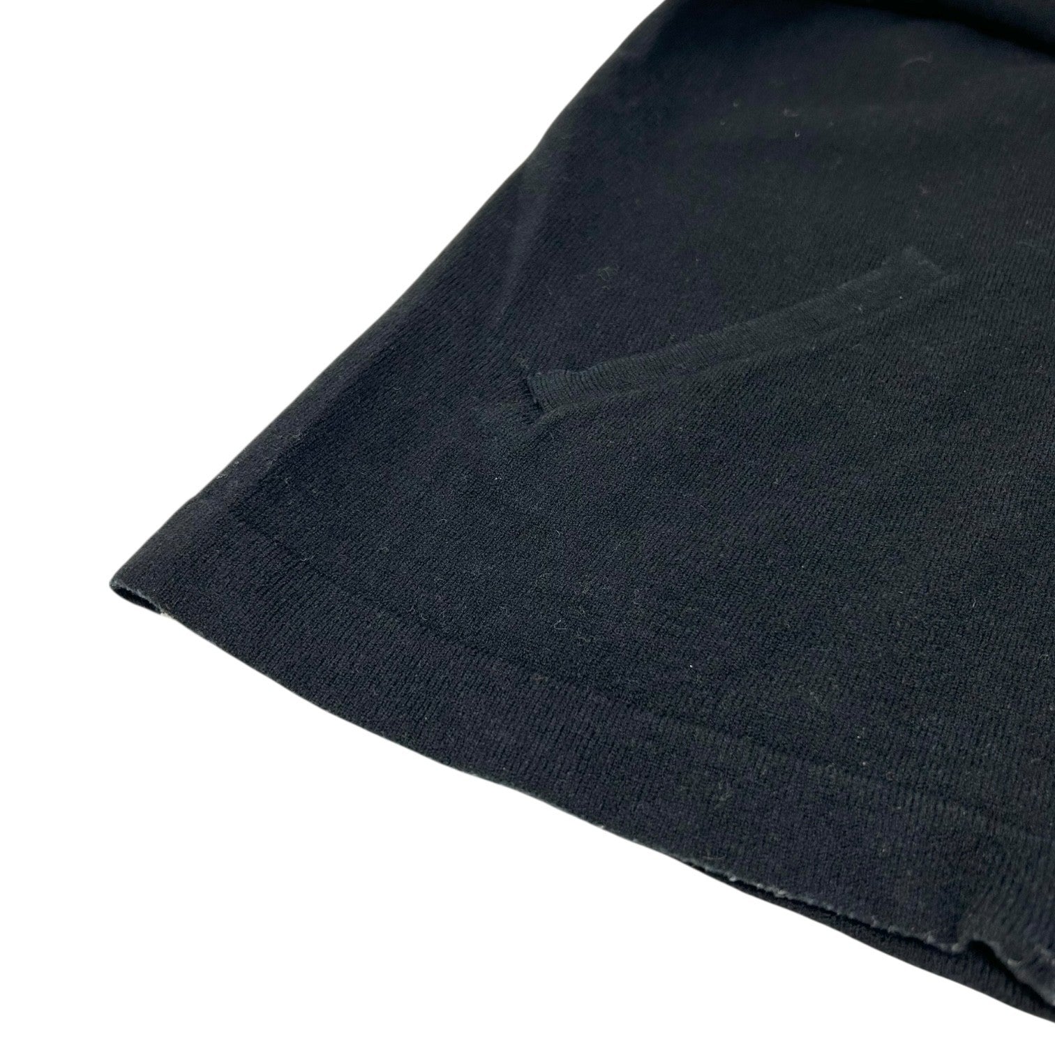 CHANEL Sport Vintage 04A CC Logo Jacket Top Hoodie #40 Black White Wool Zip