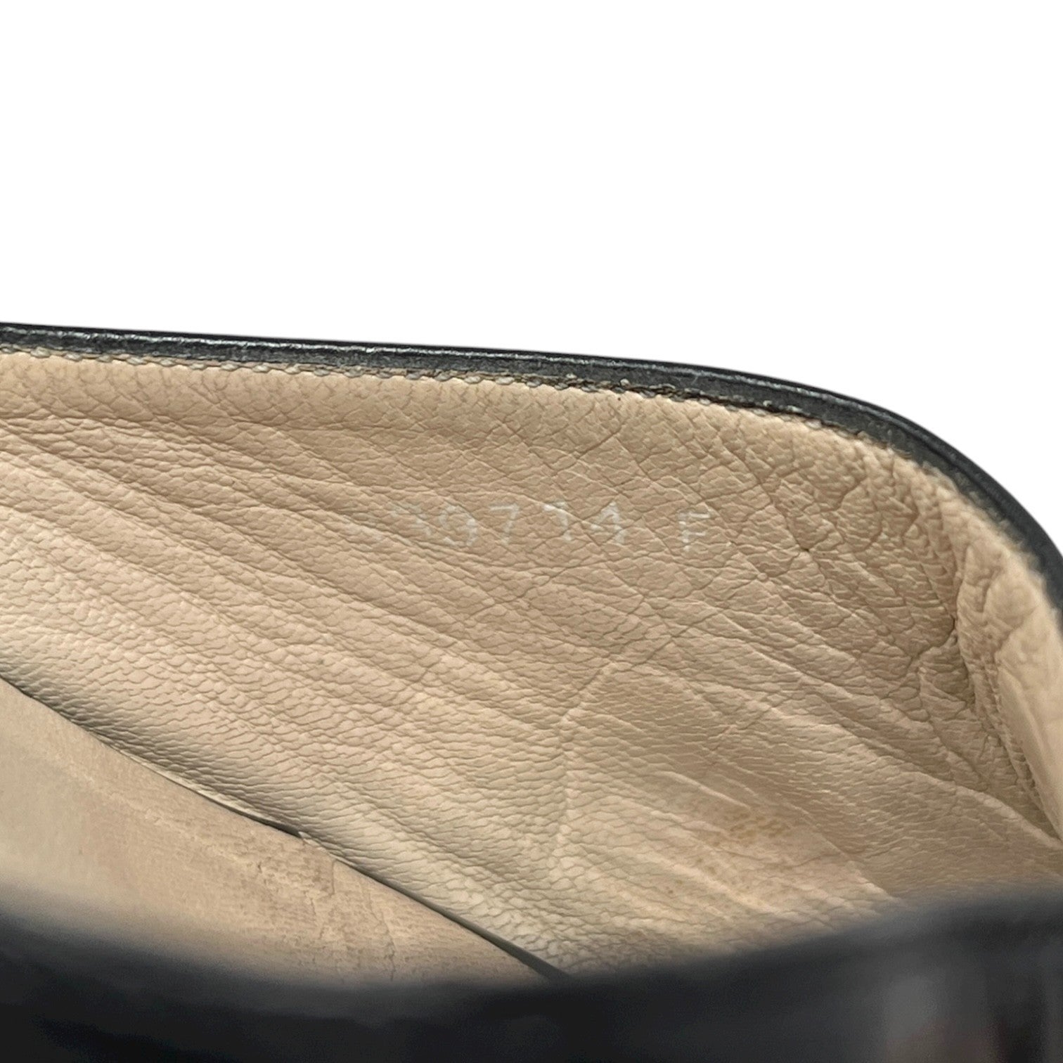 CHANEL Vintage CC Mark Logo Sandals #36 Heels Block Black Beige Leather