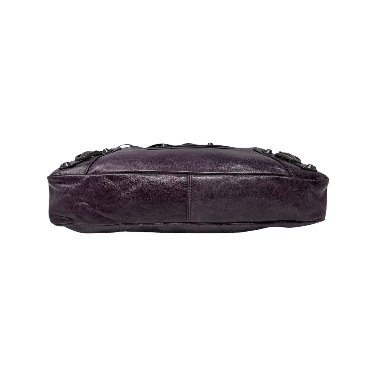 Balenciaga Vintage Classic City Mirror 2way Shoulder Leather Bag Purple 902462