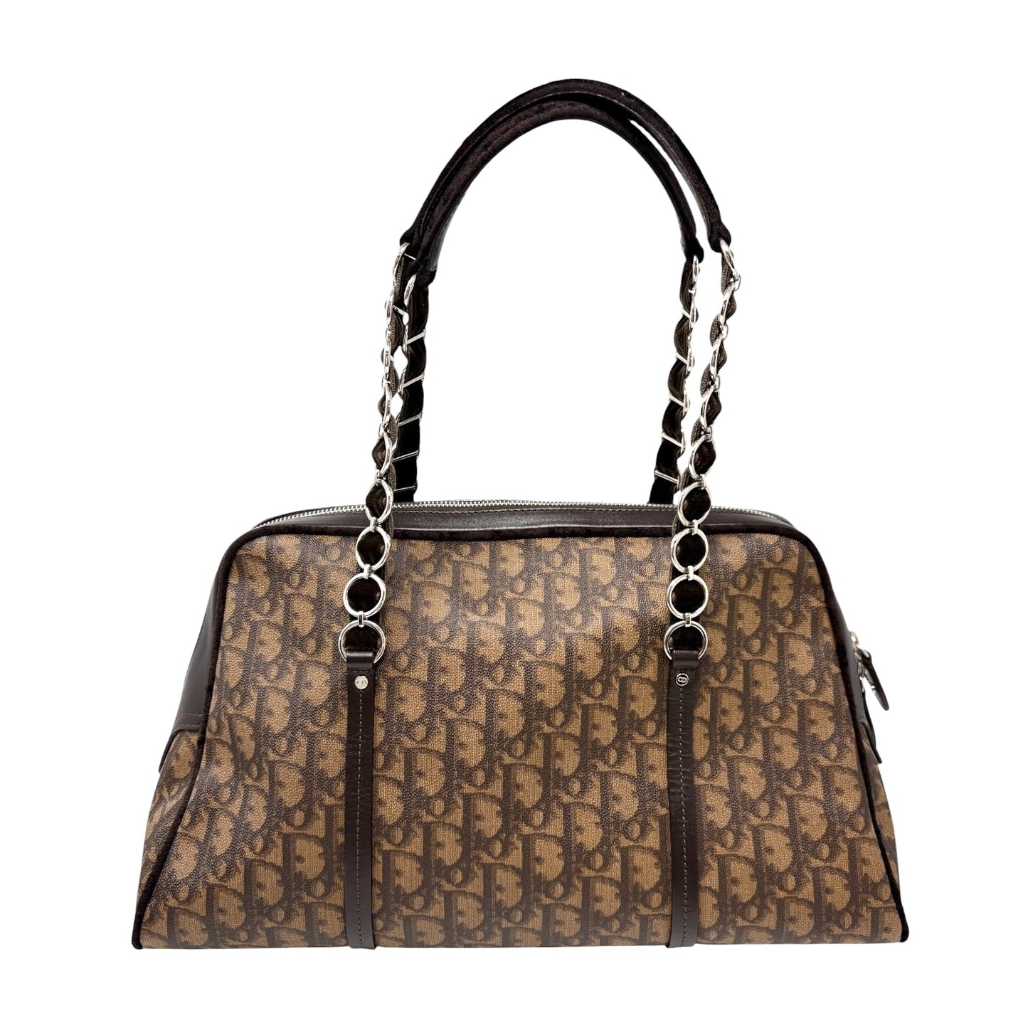 Christian Dior Vintage 2005 Trotter Monogram Romantique Shoulder Bag 902413