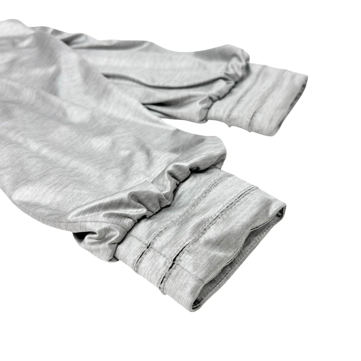 CHANEL Vintage P43484 CC Hoodie Zip Up Jacket Short Pants Set #34 Silver 901933