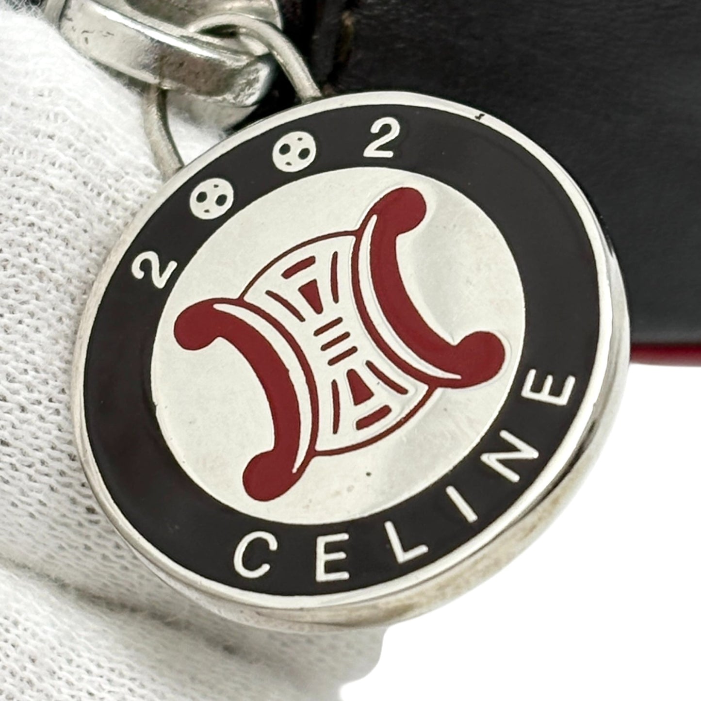 CELINE Vintage 2002 FIFA World Cup Limited Edition Coin Purse Wristlet Brown