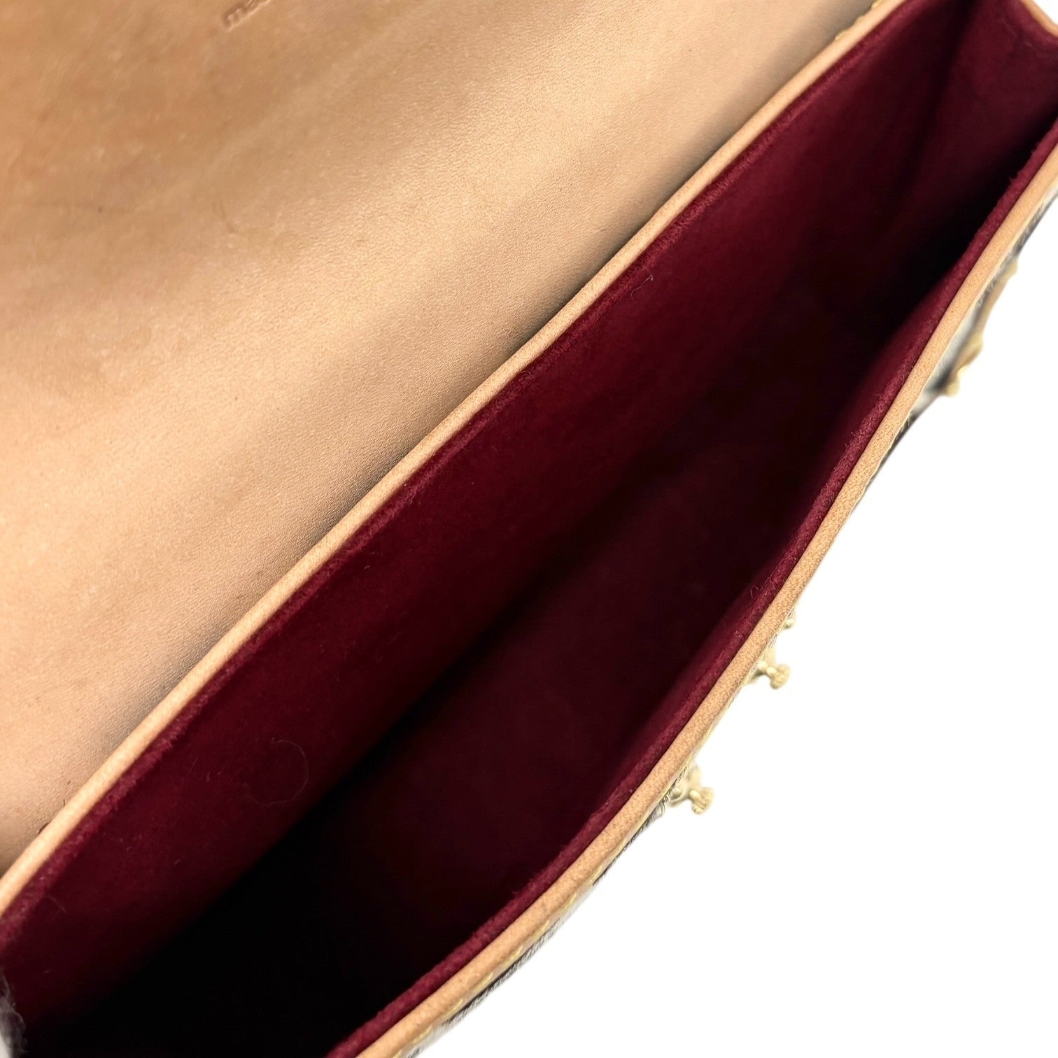 LOUIS VUITTON Vintage Monogram Multicolor Sac Dalmatien Mini Bag Pony Calf Hair