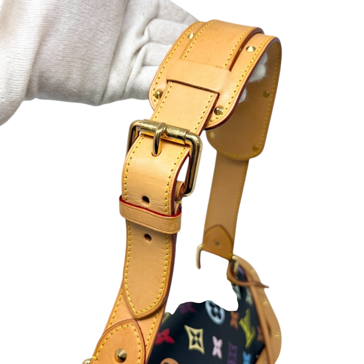 LOUIS VUITTON Vintage Monogram Multicolor Sac Dalmatian Bag Pony Calf Hair