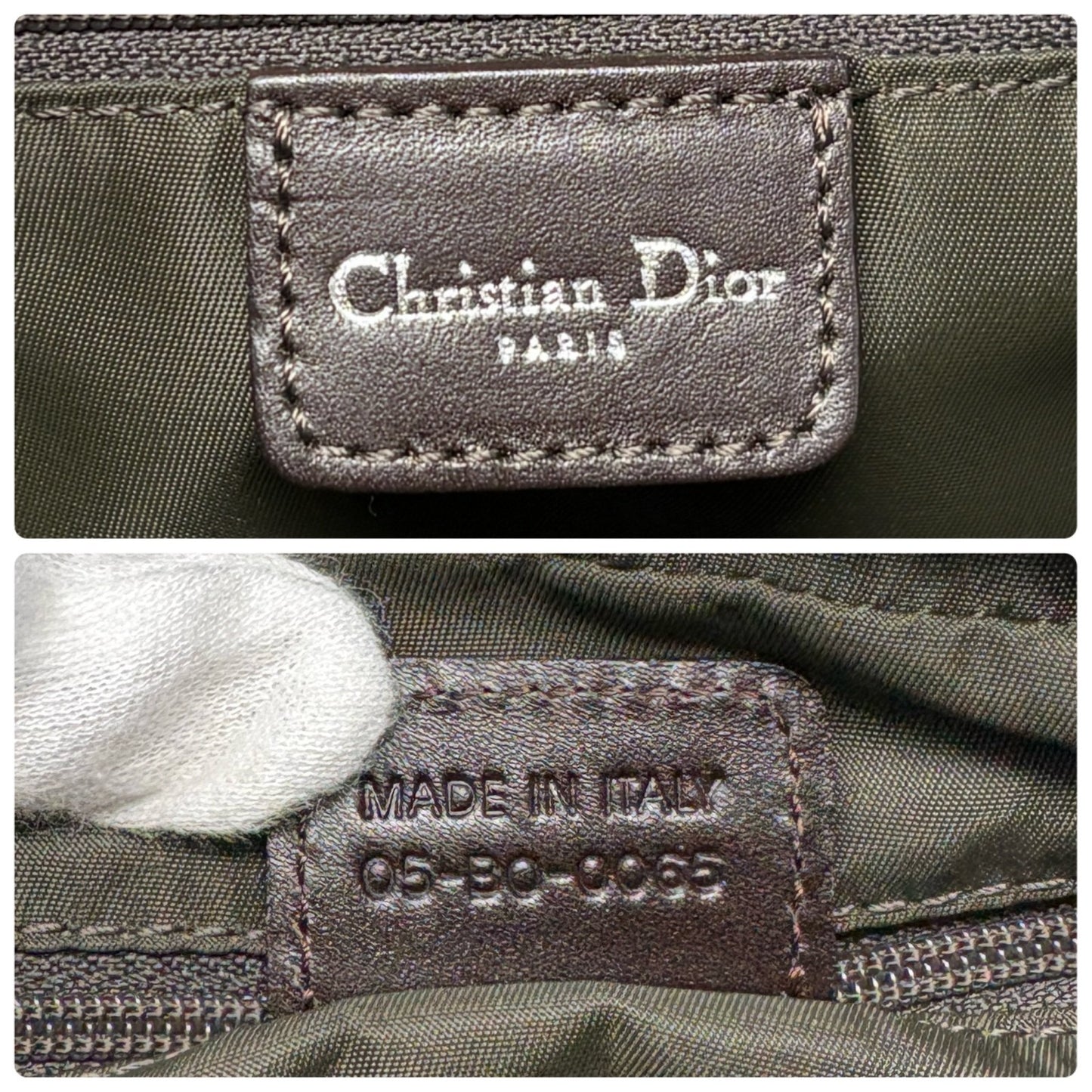 Christian Dior Vintage 2005 Trotter Monogram Romantique Shoulder Bag 902413