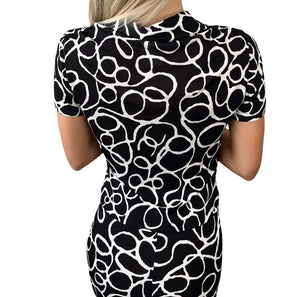 CHANEL Vintage 98S CC Logo Top Pants Set Suits #38 Black Viscose Rank AB