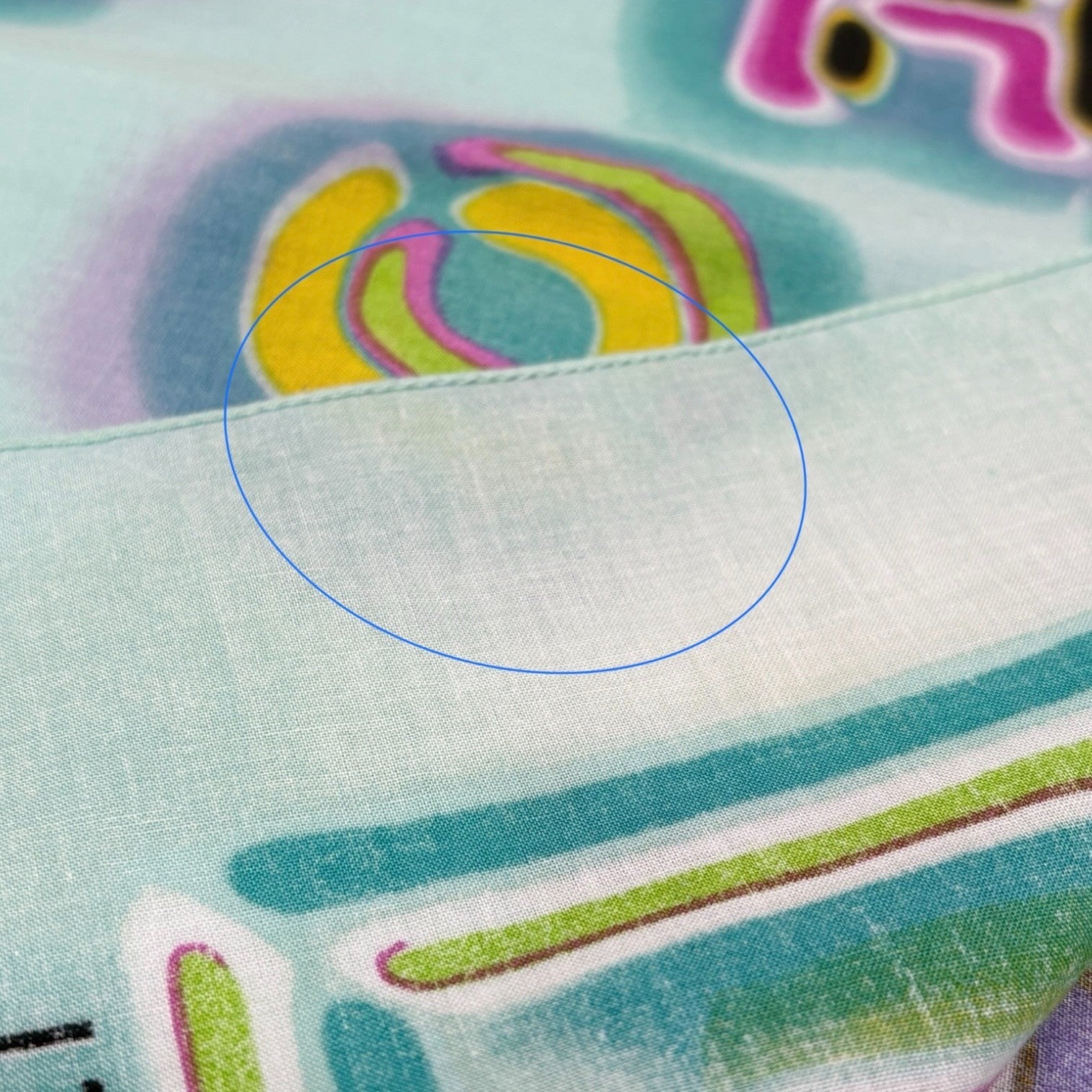 CHANEL Vintage CC Mark Logo Scarf Wrap Mint Green Multicolor Cotton Accessory