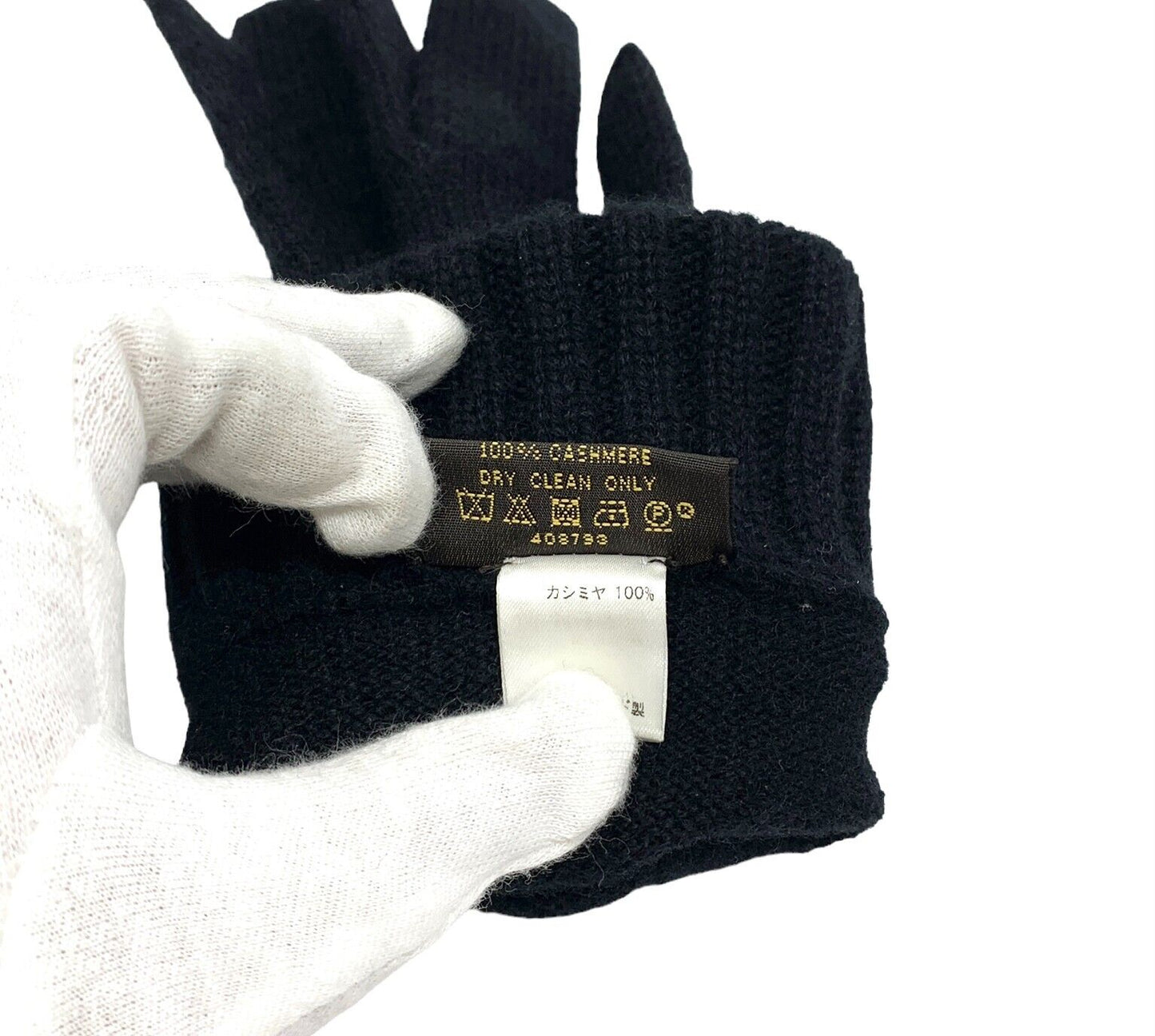 LOUIS VUITTON Vintage Damier Unisex Glove Accessory LV Logo RankA