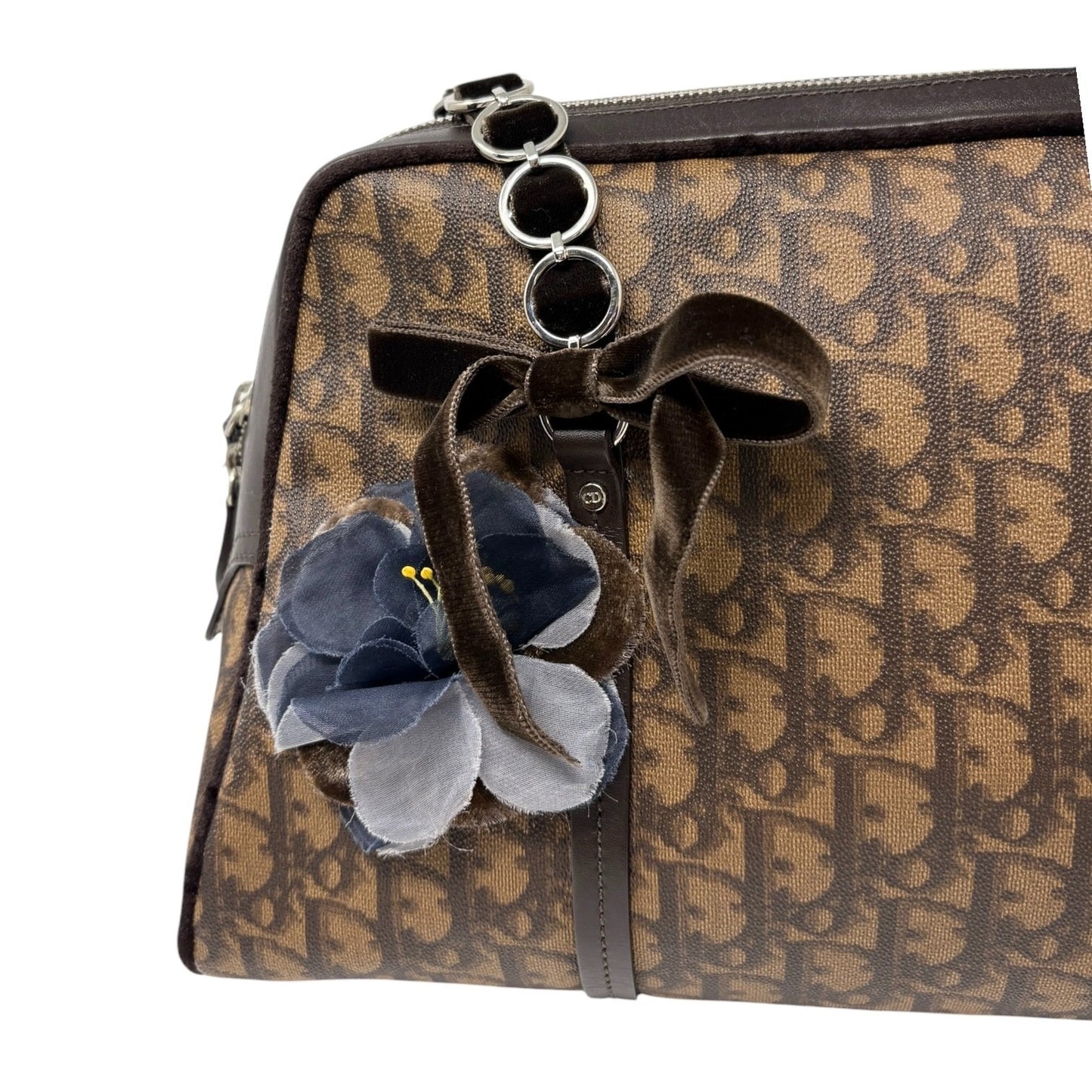 Christian Dior Vintage 2005 Trotter Monogram Romantique Shoulder Bag 902413