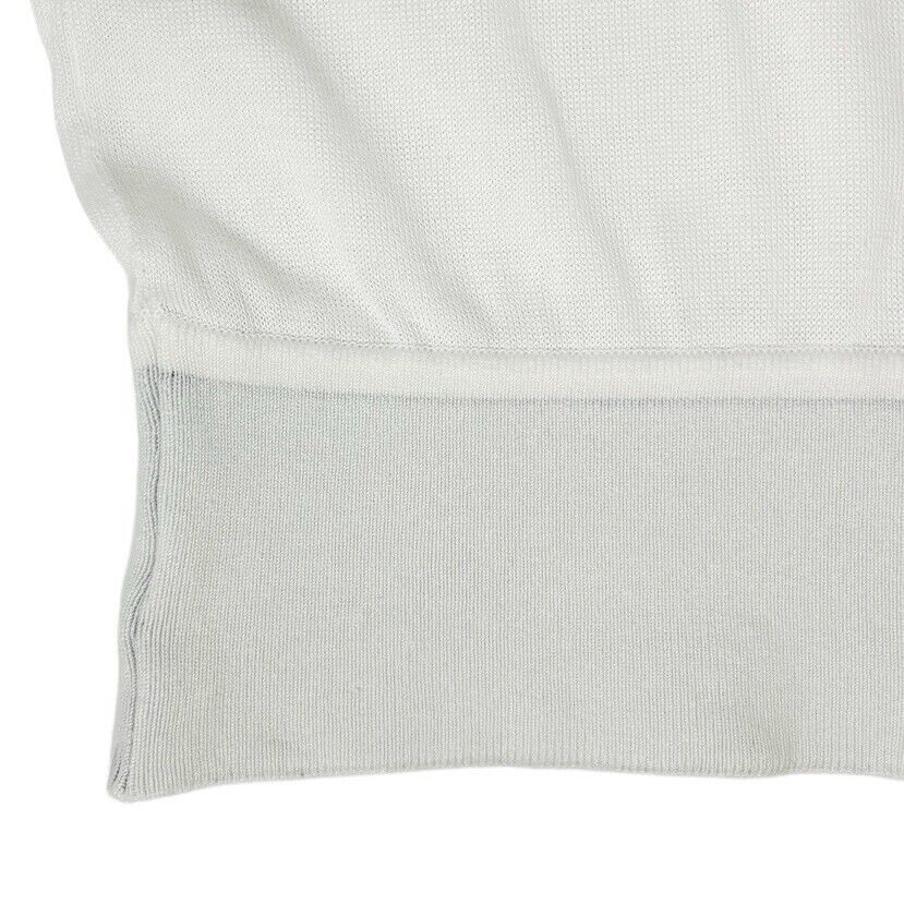 Christian Dior Sports Vintage Big Logo Sleeveless Top #S White Cotton Rank AB
