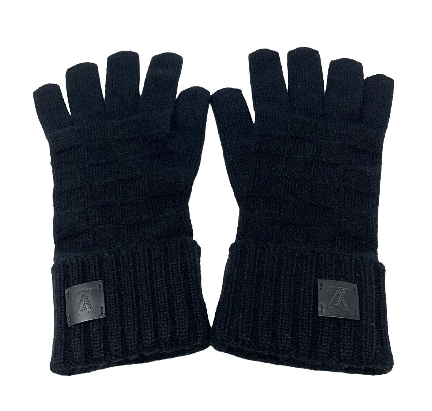 LOUIS VUITTON Vintage Damier Unisex Glove Accessory LV Logo RankA
