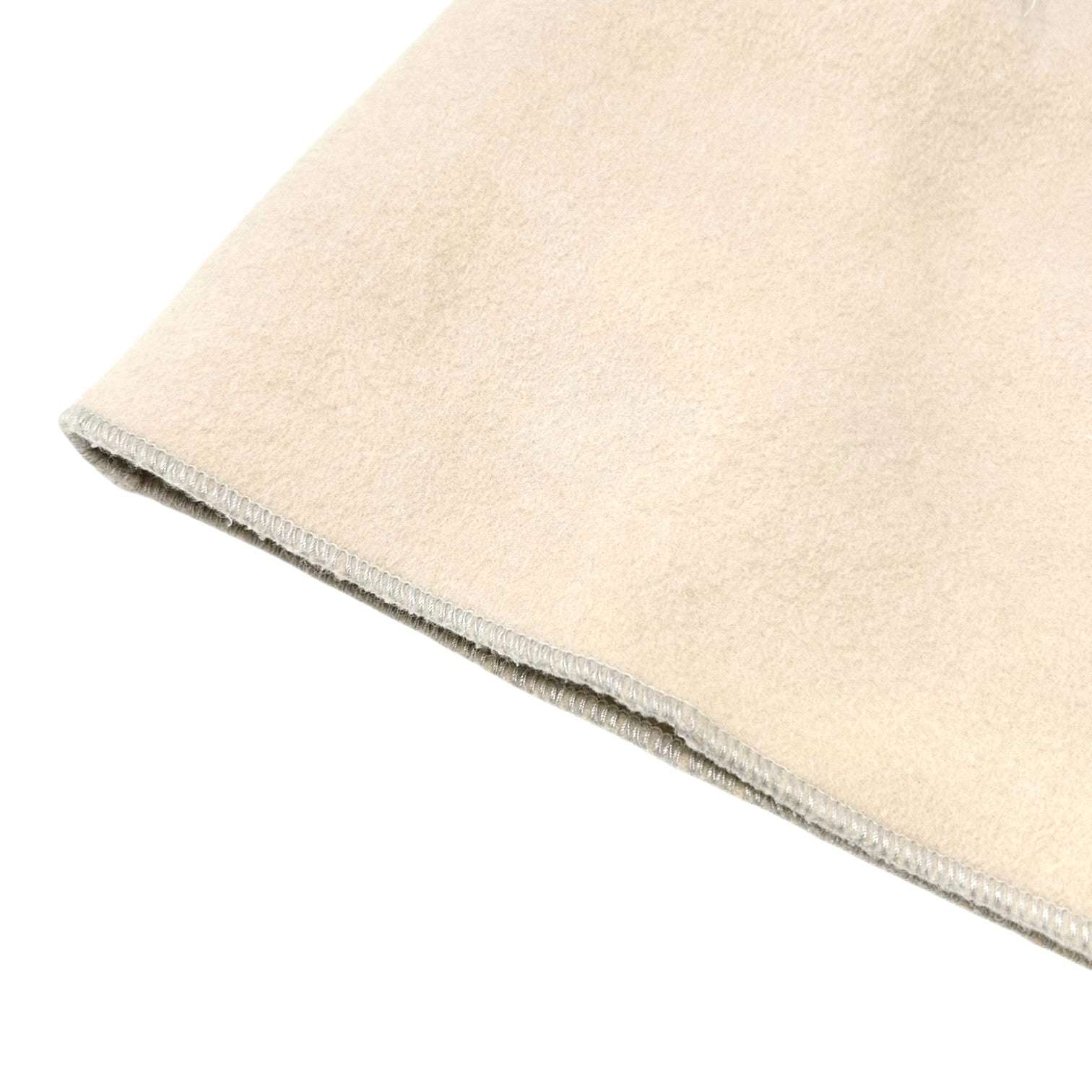 CHANEL Sport Vintage CC Mark Logo Open Front Jacket Belt Beige Black Wool