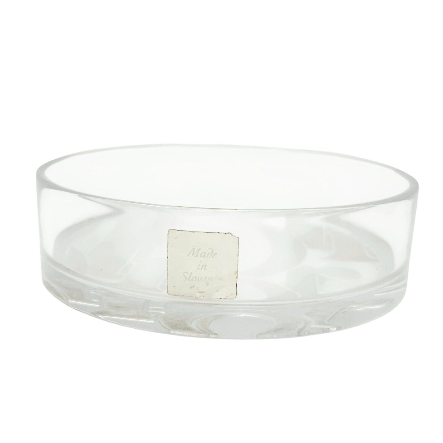Christian Dior Vintage Logo Ashtray Circle Clear Color Glass