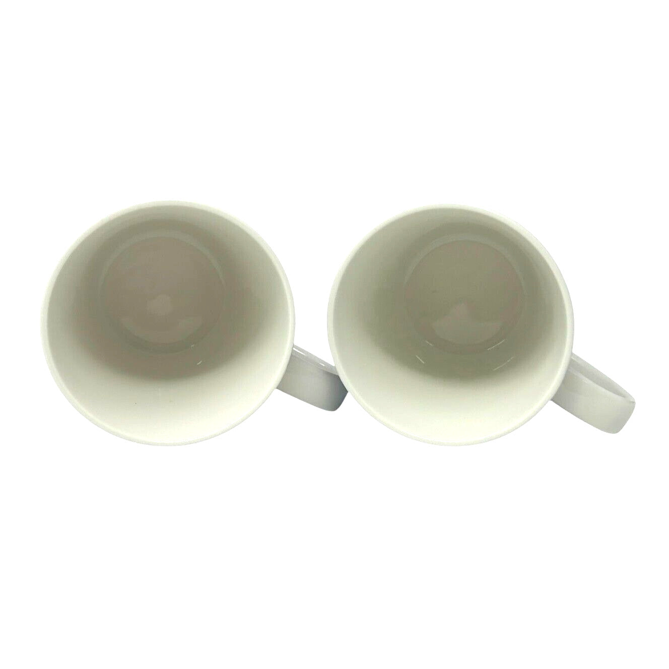Yves Saint Laurent Vintage Logo Mug Coffee Cup 2piece Set Red Blue