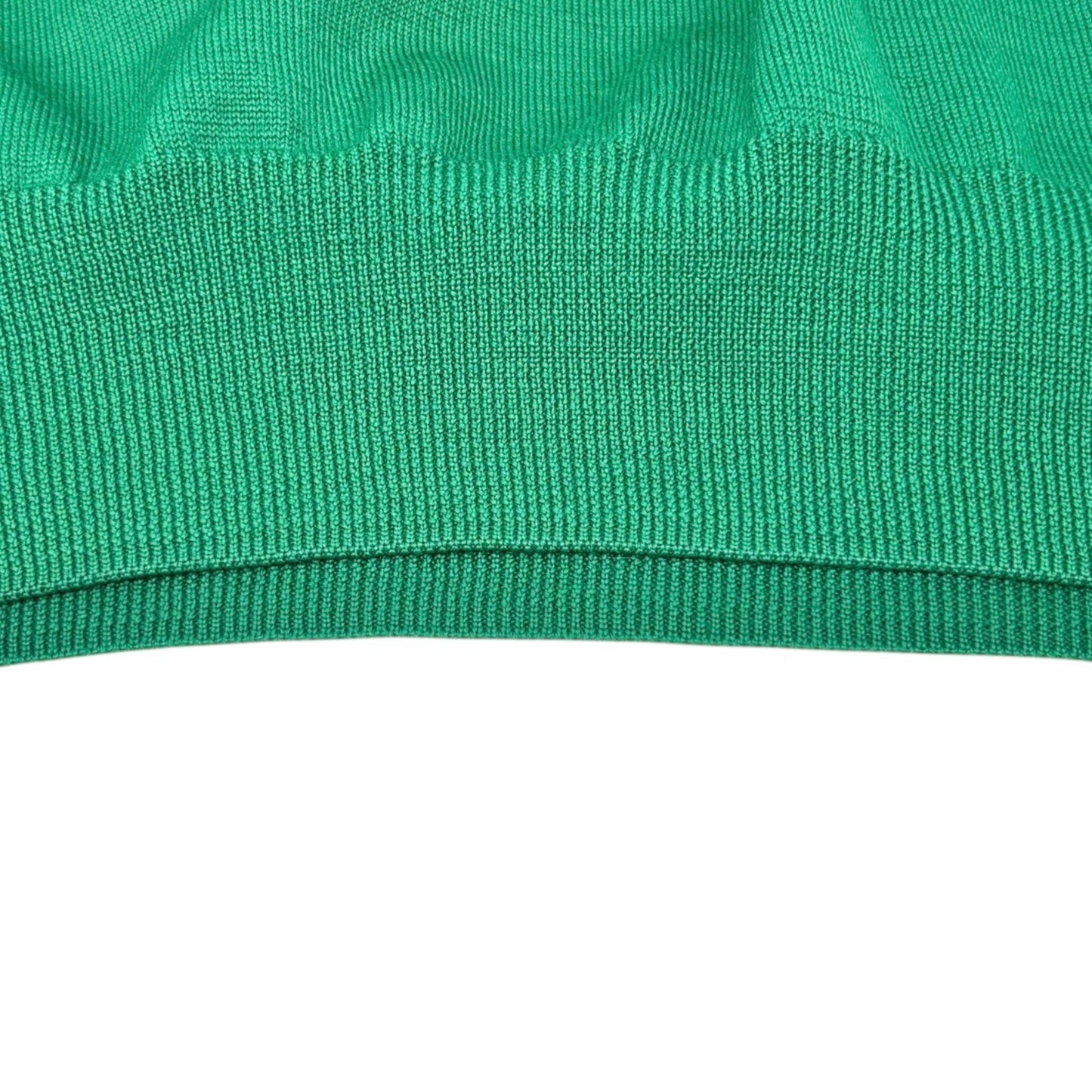 Yves Saint Laurent Vintage YSL Logo Knit Sweater Top #L Pullover Green Gold