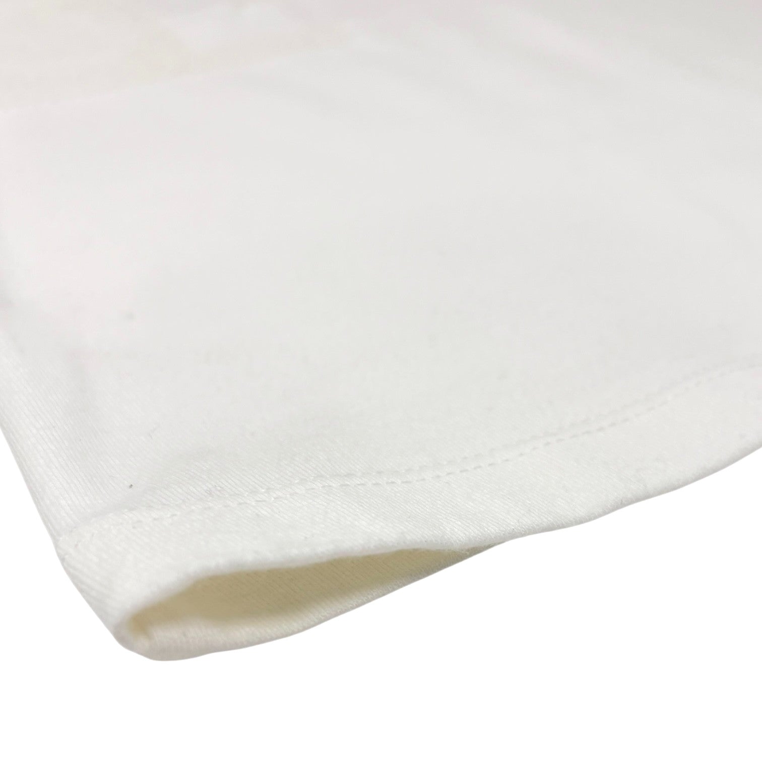 CHANEL Sport Vintage 06P Logo Mademoiselle T-shirt Top #38 Cream White Cotton