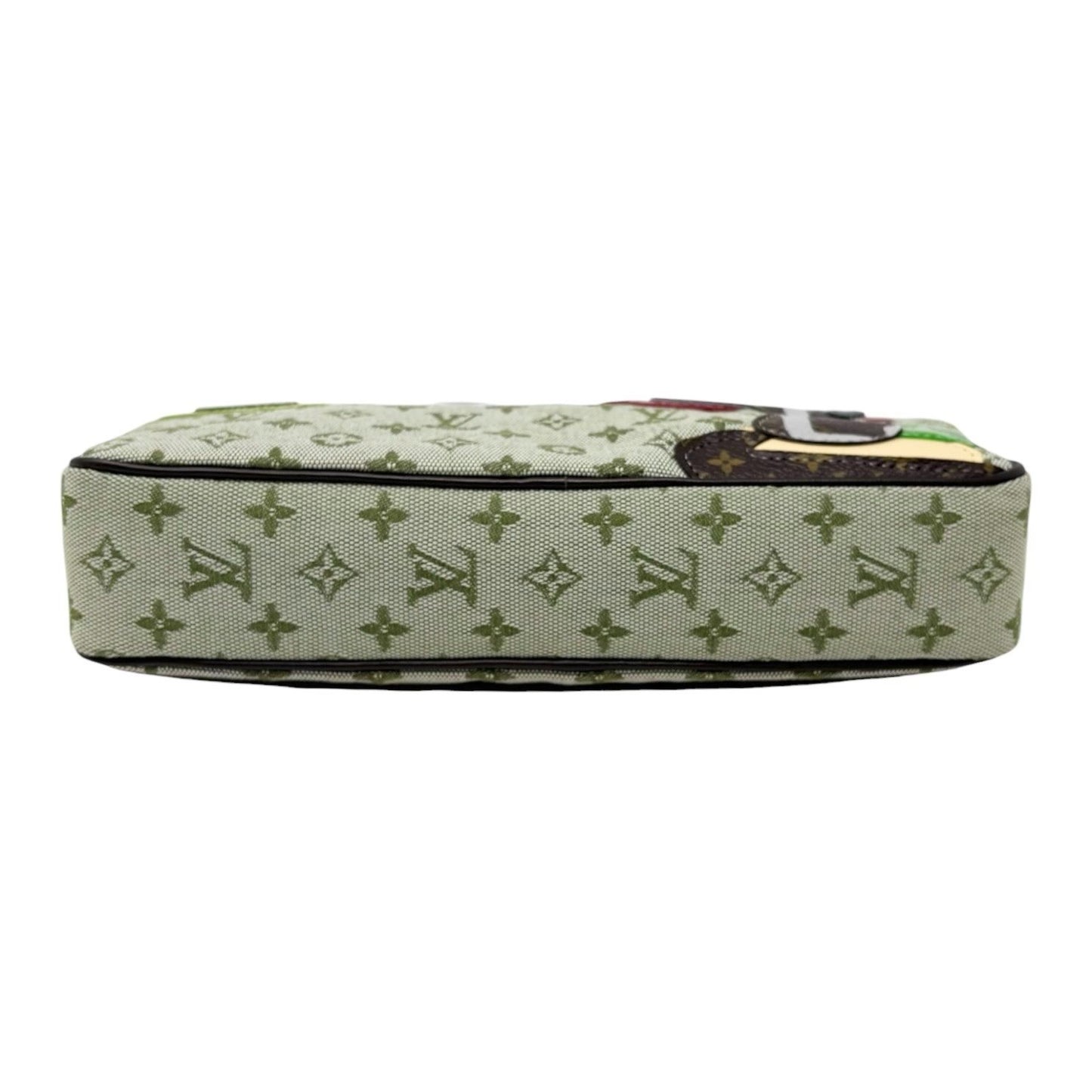 LOUIS VUITTON Vintage Conte de fees Monogram Shoulder Bag Mushroom Green 902016