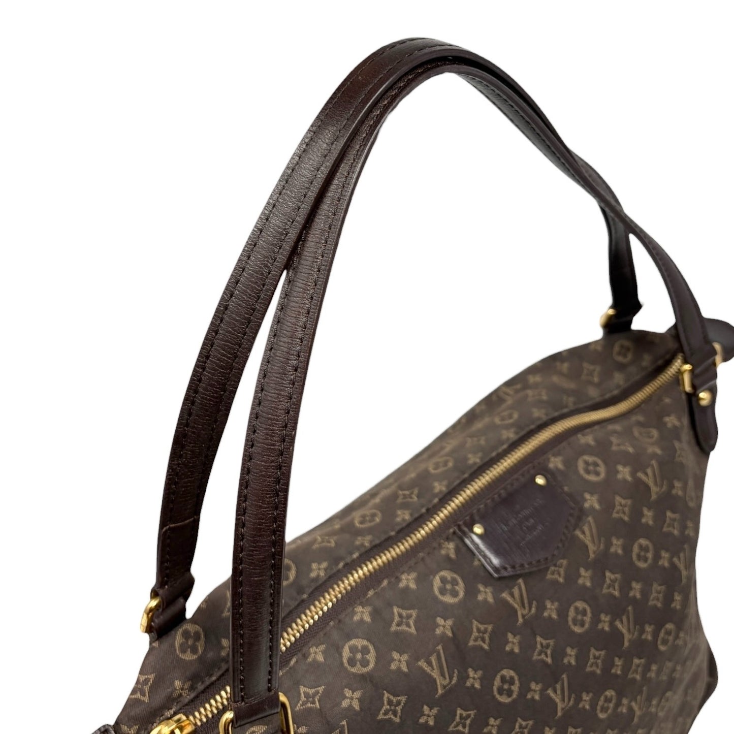 LOUIS VUITTON Vintage Monogram Idylle Ballade PM Canvas Shoulder Bag Brown Gold