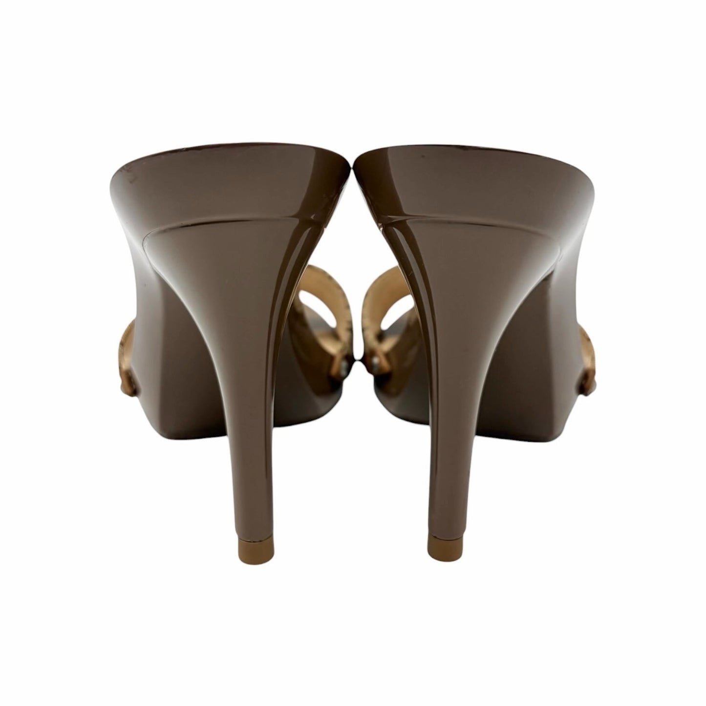 Christian Dior Vintage Trotter Monogram Sandals Heels #36